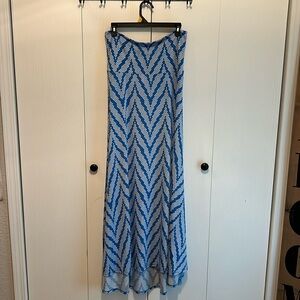 LuLaRoe size medium blue and white maxi dress or long skirt
